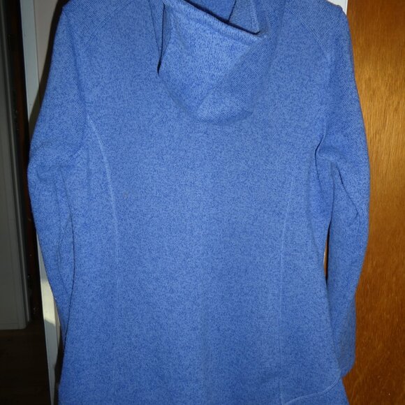 Lands End Sweater knit fleece lined zip front jacket - Picture 2 of 7